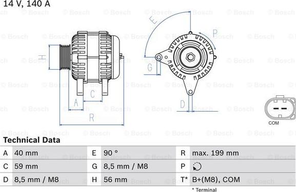 BOSCH 0 986 081 160 - Alternator www.molydon.hr