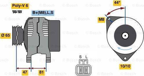 BOSCH 0 986 081 250 - Alternator www.molydon.hr