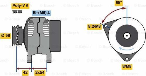 BOSCH 0 986 081 260 - Alternator www.molydon.hr