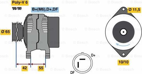 BOSCH 0 986 081 200 - Alternator www.molydon.hr