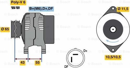 BOSCH 0 986 081 280 - Alternator www.molydon.hr