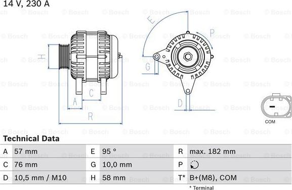 BOSCH 0 986 083 460 - Alternator www.molydon.hr