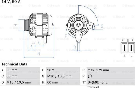 BOSCH 0 986 083 480 - Alternator www.molydon.hr