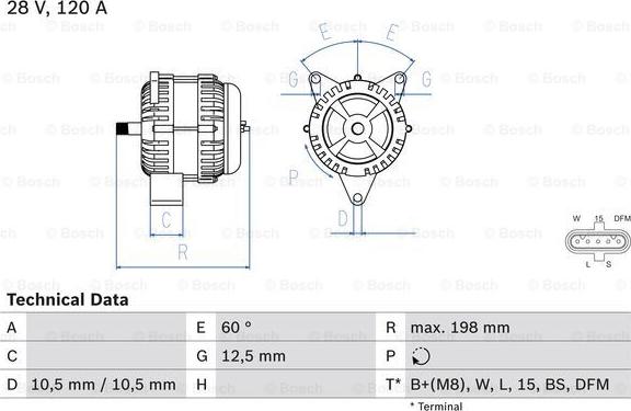 BOSCH 0 986 082 930 - Alternator www.molydon.hr