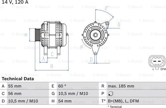 BOSCH 0 986 082 380 - Alternator www.molydon.hr