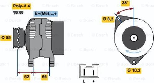 BOSCH 0 986 039 991 - Alternator www.molydon.hr