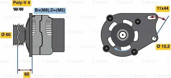 BOSCH 0 986 039 471 - Alternator www.molydon.hr