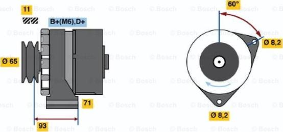 BOSCH 0 986 039 150 - Alternator www.molydon.hr