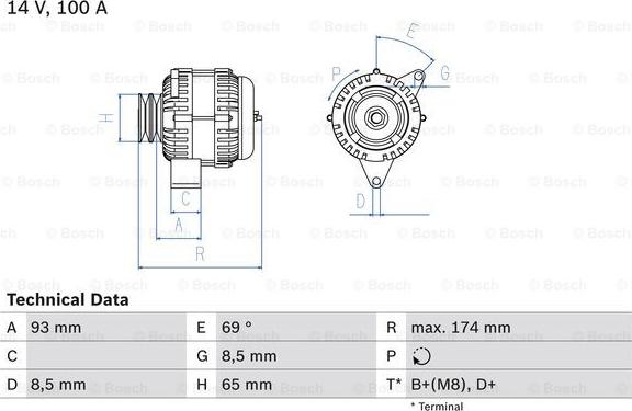 BOSCH 0 986 039 180 - Alternator www.molydon.hr