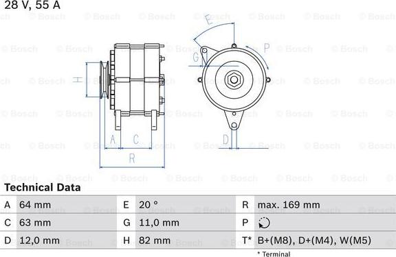 BOSCH 0 986 039 130 - Alternator www.molydon.hr