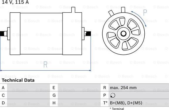 BOSCH 0 986 039 870 - Alternator www.molydon.hr