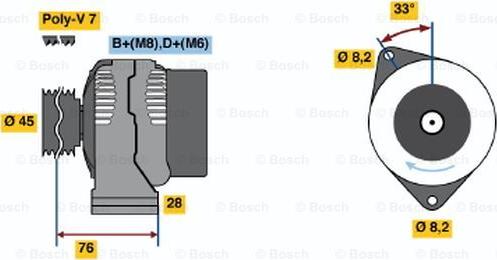 BOSCH 0 986 039 200 - Alternator www.molydon.hr