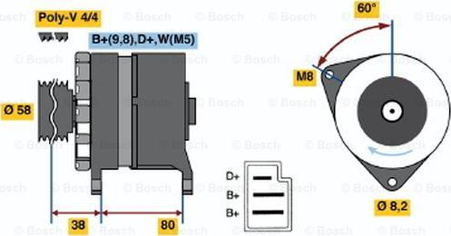 BOSCH 0 986 039 711 - Alternator www.molydon.hr