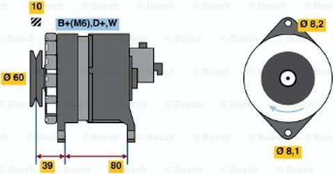 BOSCH 0 986 034 450 - Alternator www.molydon.hr