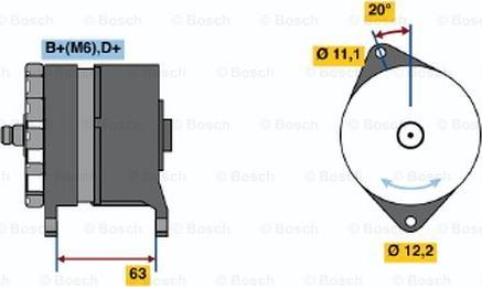 BOSCH 0 986 034 420 - Alternator www.molydon.hr