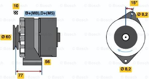 BOSCH 0 986 034 550 - Alternator www.molydon.hr