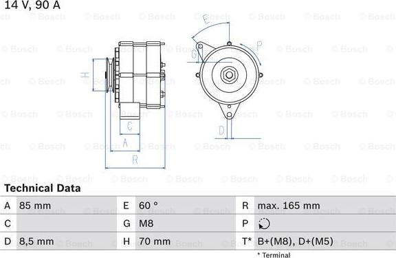 BOSCH 0 986 034 160 - Alternator www.molydon.hr