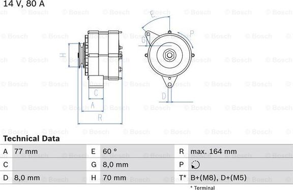 BOSCH 0 986 034 110 - Alternator www.molydon.hr