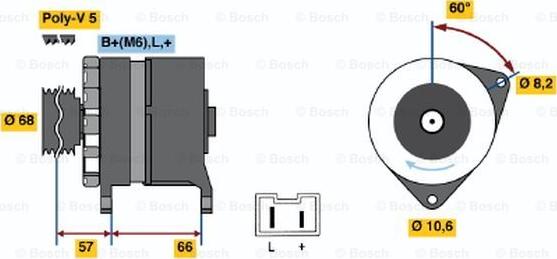 BOSCH 0 986 034 841 - Alternator www.molydon.hr