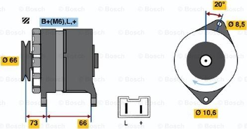 BOSCH 0 986 034 821 - Alternator www.molydon.hr