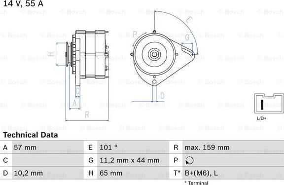 BOSCH 0 986 035 641 - Alternator www.molydon.hr