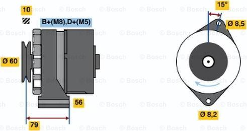 BOSCH 0 986 035 010 - Alternator www.molydon.hr