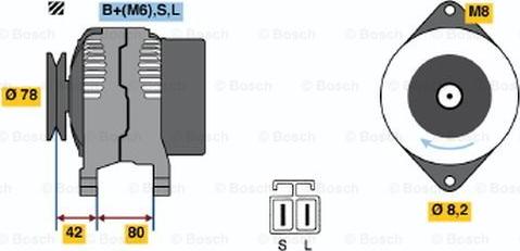 BOSCH 0 986 035 341 - Alternator www.molydon.hr