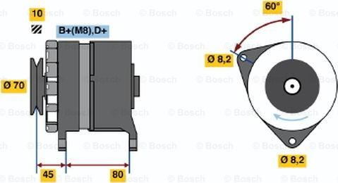 BOSCH 0 986 035 750 - Alternator www.molydon.hr