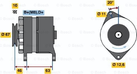 BOSCH 0 986 035 770 - Alternator www.molydon.hr