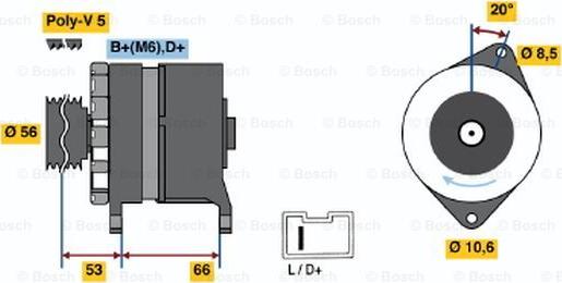 BOSCH 0 986 036 480 - Alternator www.molydon.hr