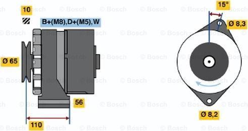 BOSCH 0 986 036 510 - Alternator www.molydon.hr