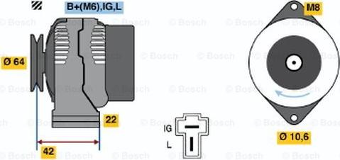 BOSCH 0 986 036 641 - Alternator www.molydon.hr