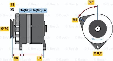 BOSCH 0 986 036 000 - Alternator www.molydon.hr