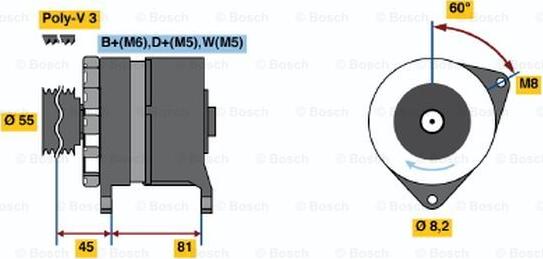 BOSCH 0 986 036 071 - Alternator www.molydon.hr