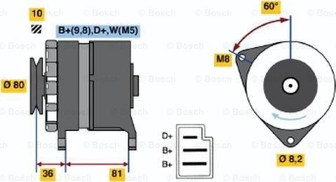 BOSCH 0 986 036 110 - Alternator www.molydon.hr