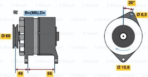 BOSCH 0 986 036 841 - Alternator www.molydon.hr