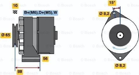 BOSCH 0 986 036 250 - Alternator www.molydon.hr