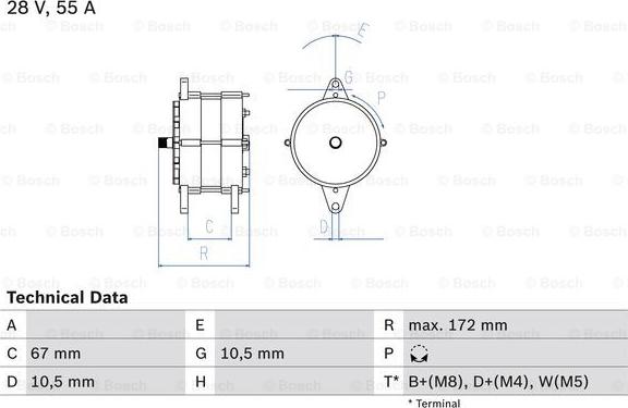 BOSCH 0 986 036 280 - Alternator www.molydon.hr