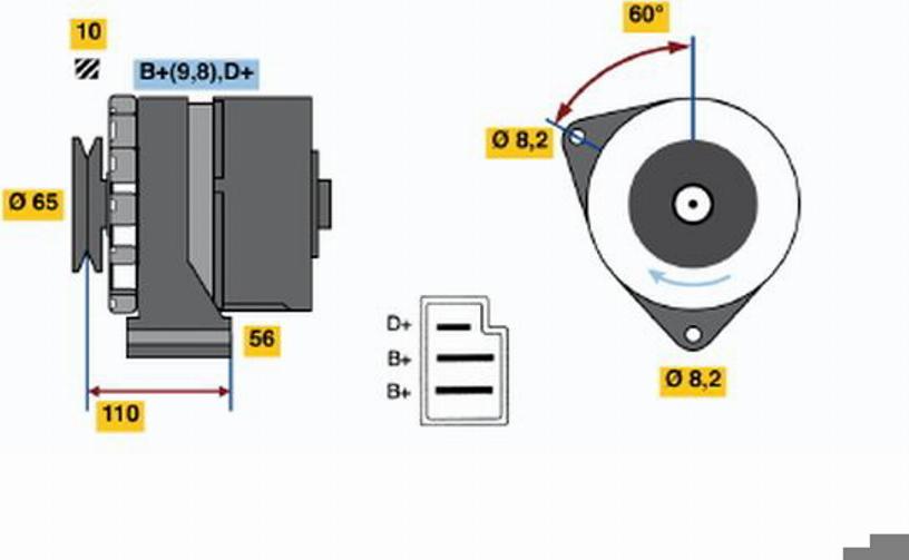 BOSCH 0986030590 - Alternator www.molydon.hr