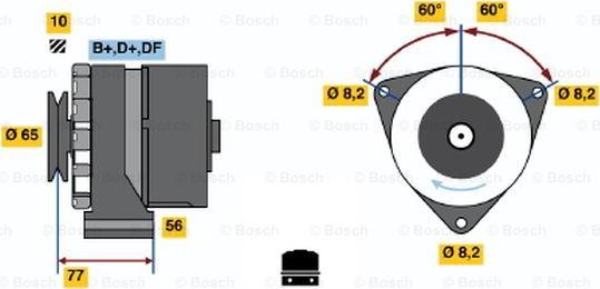 BOSCH 0 986 030 170 - Alternator www.molydon.hr