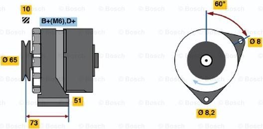 BOSCH 0 986 030 700 - Alternator www.molydon.hr