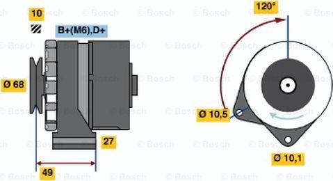 BOSCH 0 986 031 460 - Alternator www.molydon.hr