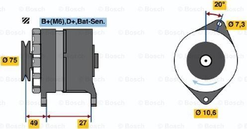 BOSCH 0 986 031 641 - Alternator www.molydon.hr