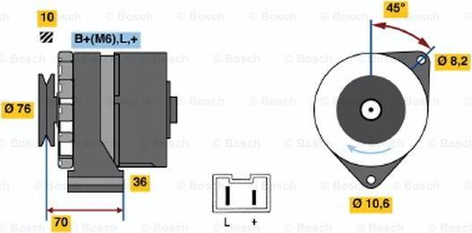 BOSCH 0 986 031 670 - Alternator www.molydon.hr