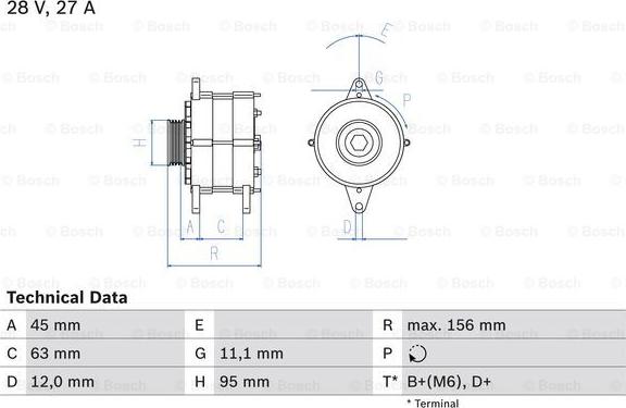 BOSCH 0 986 031 340 - Alternator www.molydon.hr