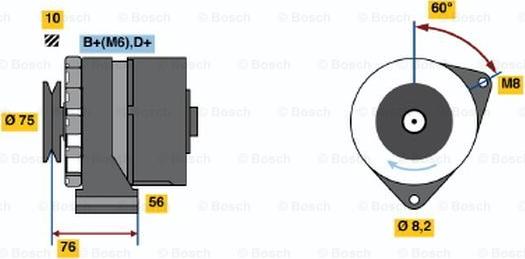 BOSCH 0 986 031 360 - Alternator www.molydon.hr