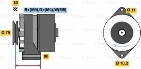 BOSCH 0 986 031 370 - Alternator www.molydon.hr