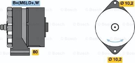 BOSCH 0 986 031 250 - Alternator www.molydon.hr