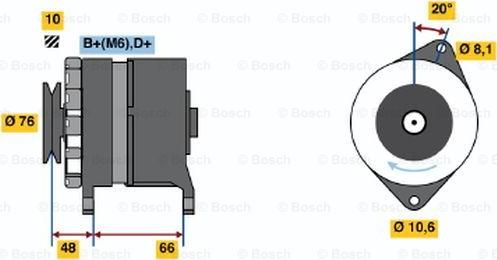 BOSCH 0 986 031 740 - Alternator www.molydon.hr