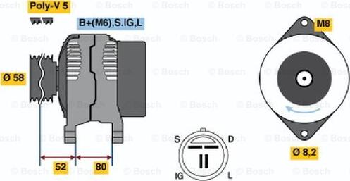 BOSCH 0 986 038 481 - Alternator www.molydon.hr